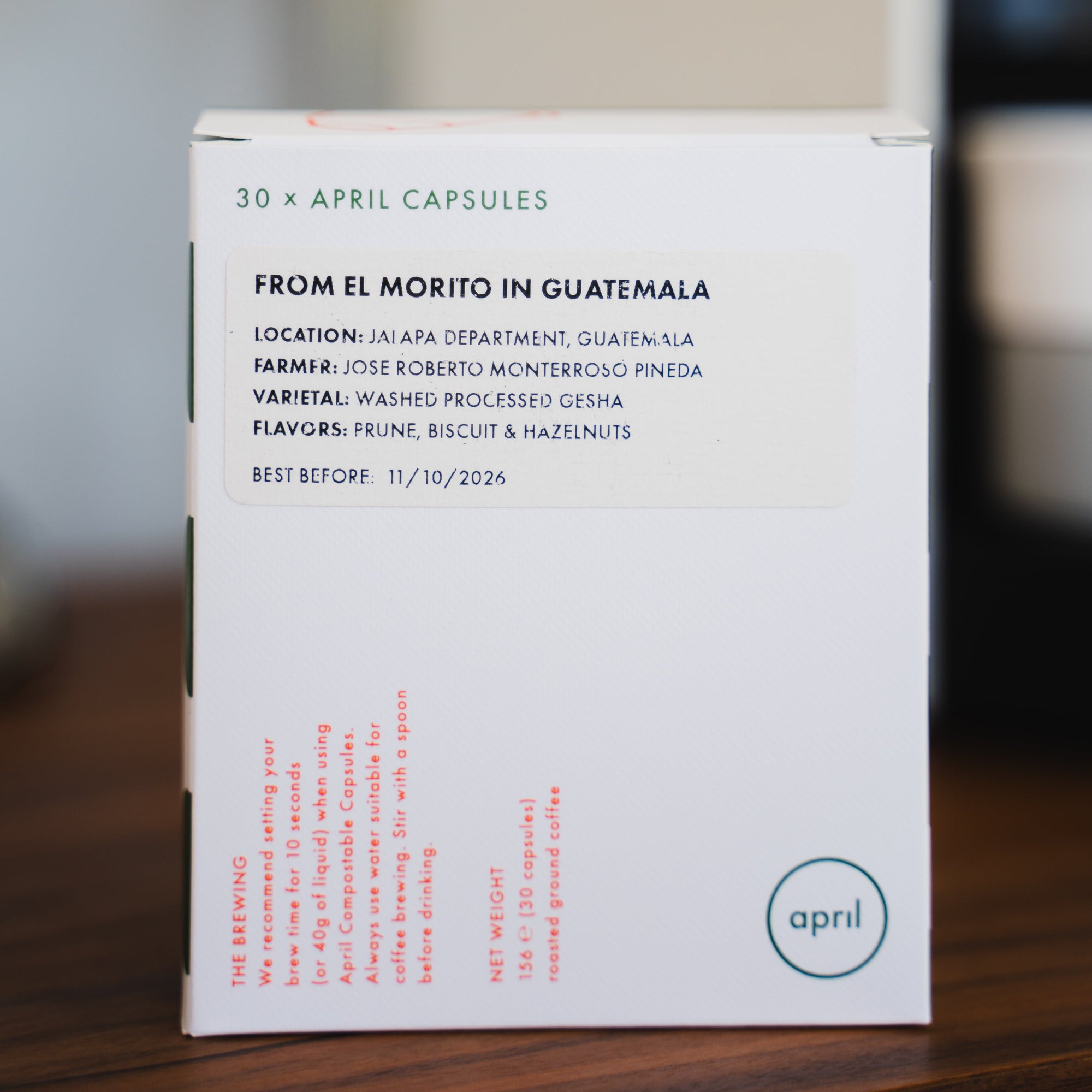 Capsules - El Morito - Washed Gesha